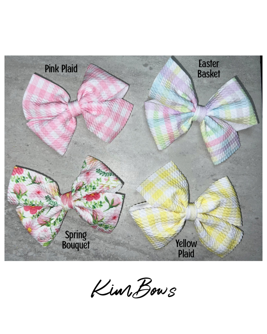 Handmade Pinwheel Hair Bows – Pastel Spring Collection 🌸