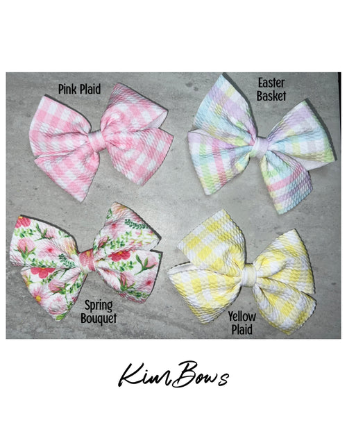 Handmade Pinwheel Hair Bows – Pastel Spring Collection 🌸
