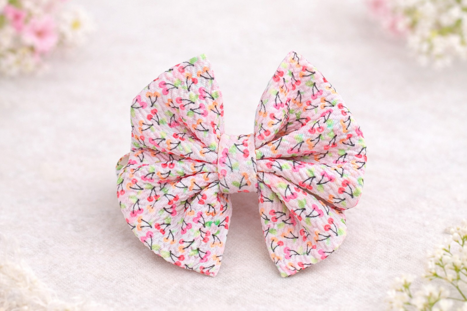 Put a Cherry 🍒 on Top - Small Bow 4”