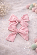 Blush Leaf Sailor Bow