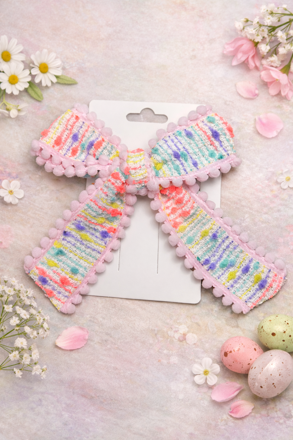 Spring Sprinkles- Long Tail Clip