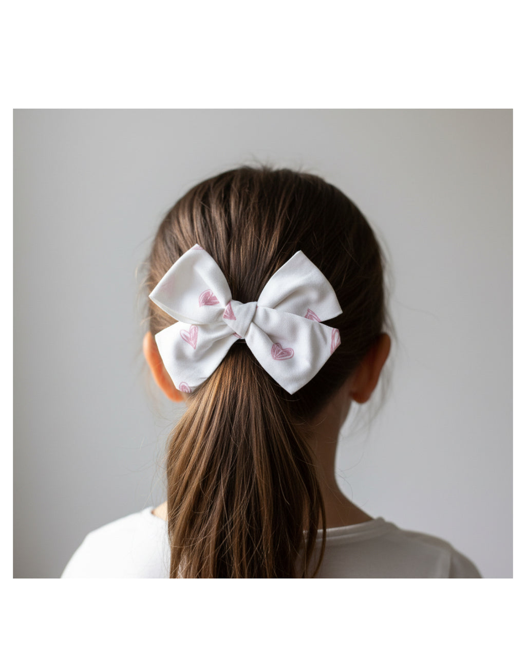 Blush Sketch Hearts Sailor Bow 💗