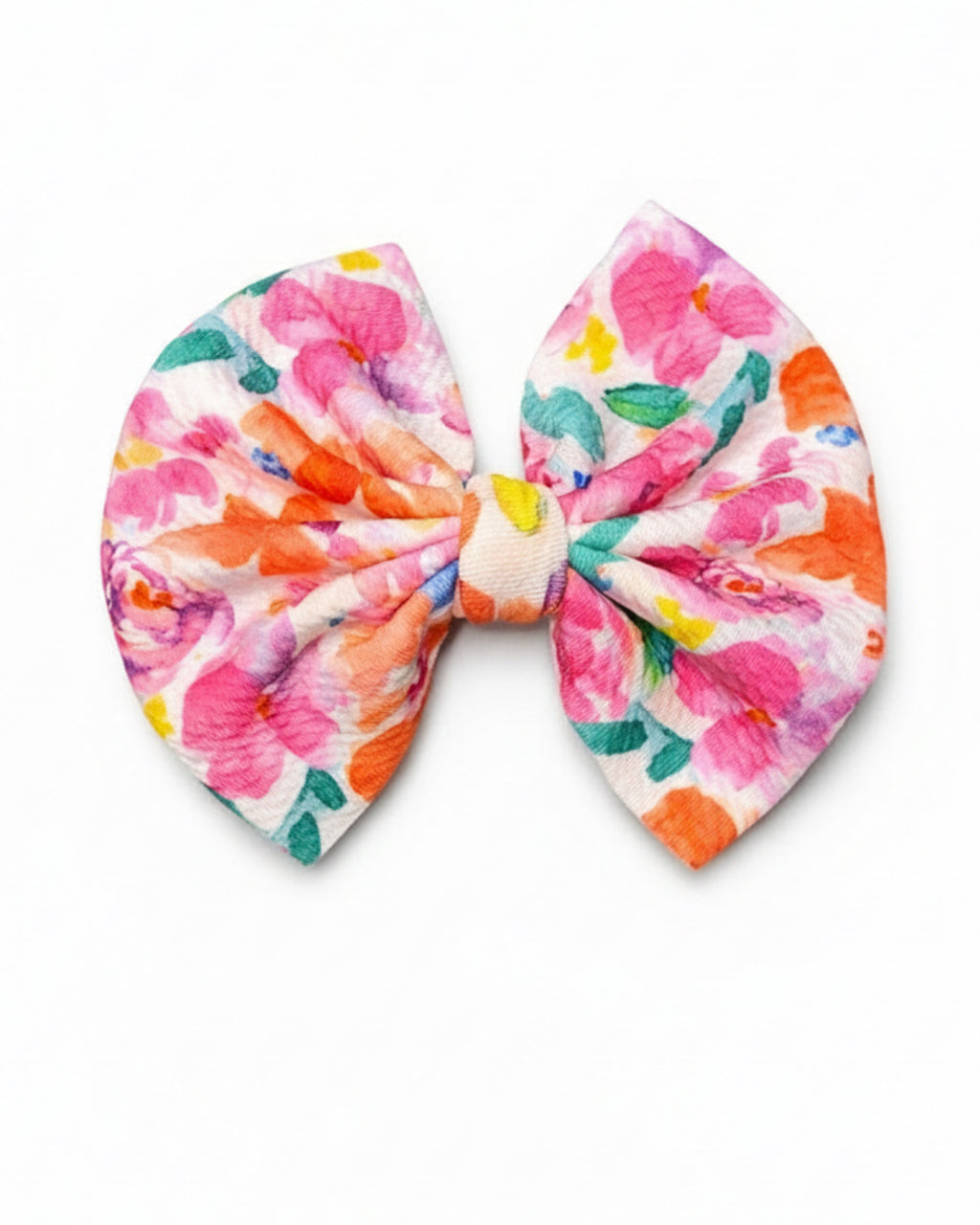 🌸 Painted Petals - Big Bow 5”