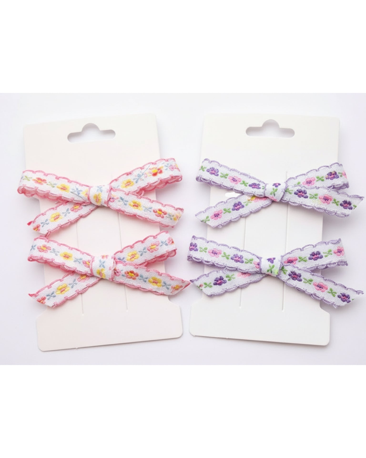Pink or Purple Little Blossom Mini Clip Sets