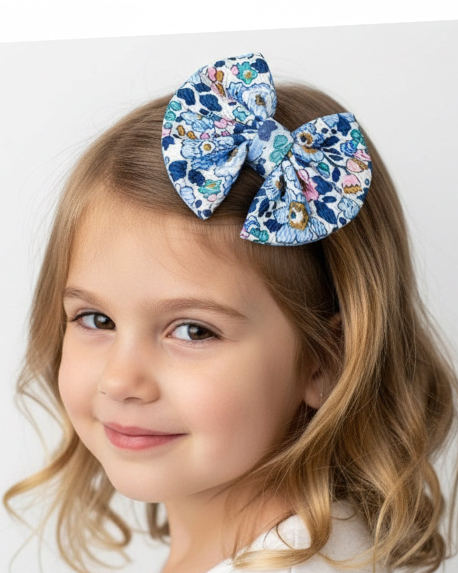💙 Bluebell Bloom - Big Bow 5”