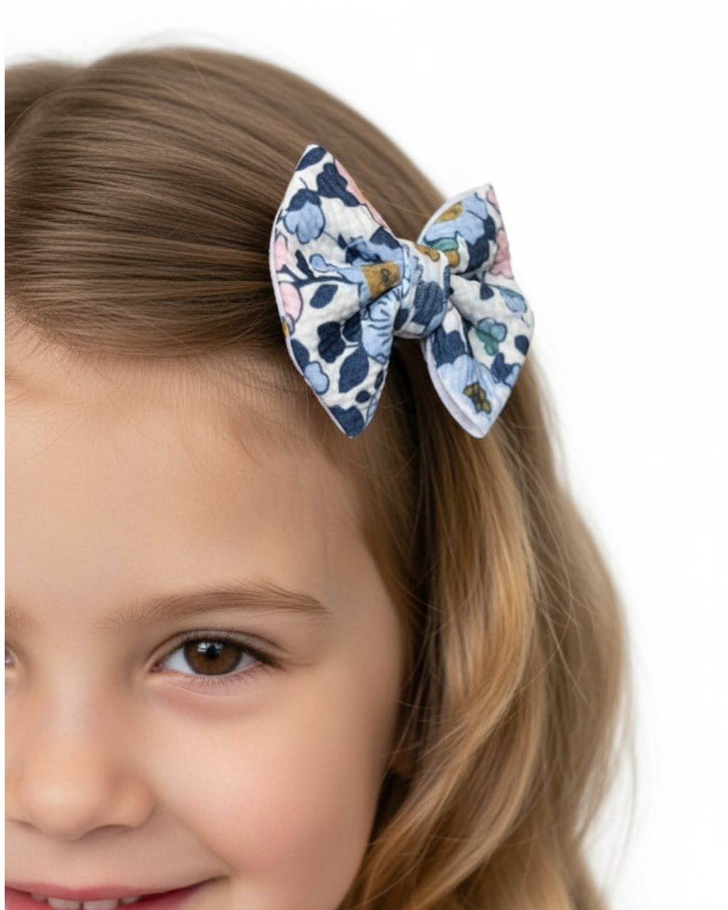 💙 Bluebell Bloom - Mini Bow 3”