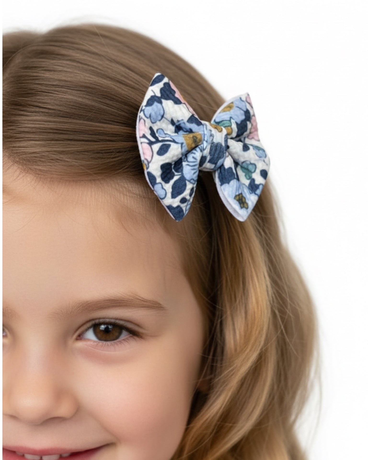 💙 Bluebell Bloom - Mini Bow 3”