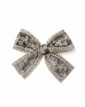 Smoky Gold - Custom Lace Bows on Clips