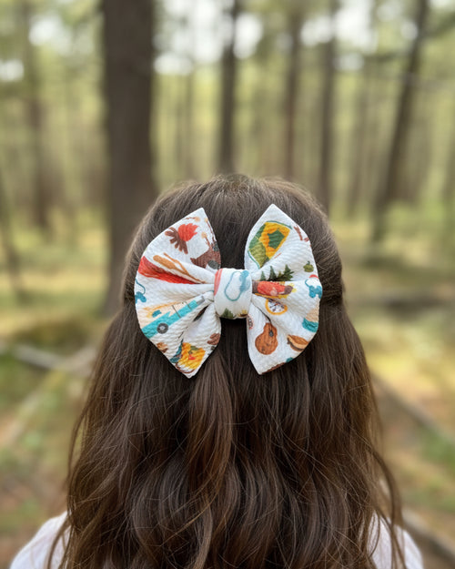 Happy Camper 🌲🔥- Small Bow