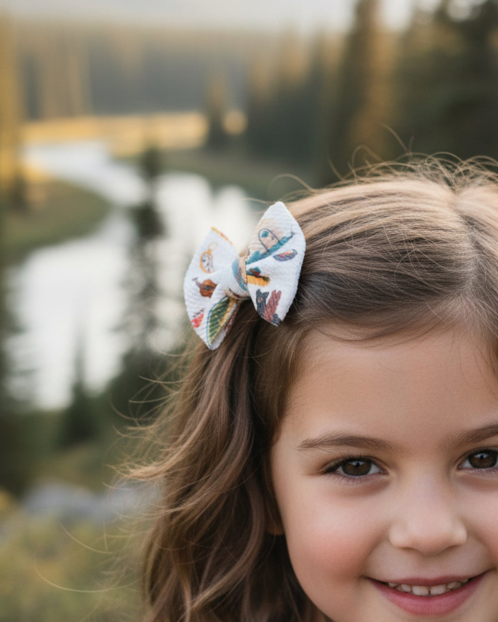 Happy Camper 🌲🔥- Mini Bow